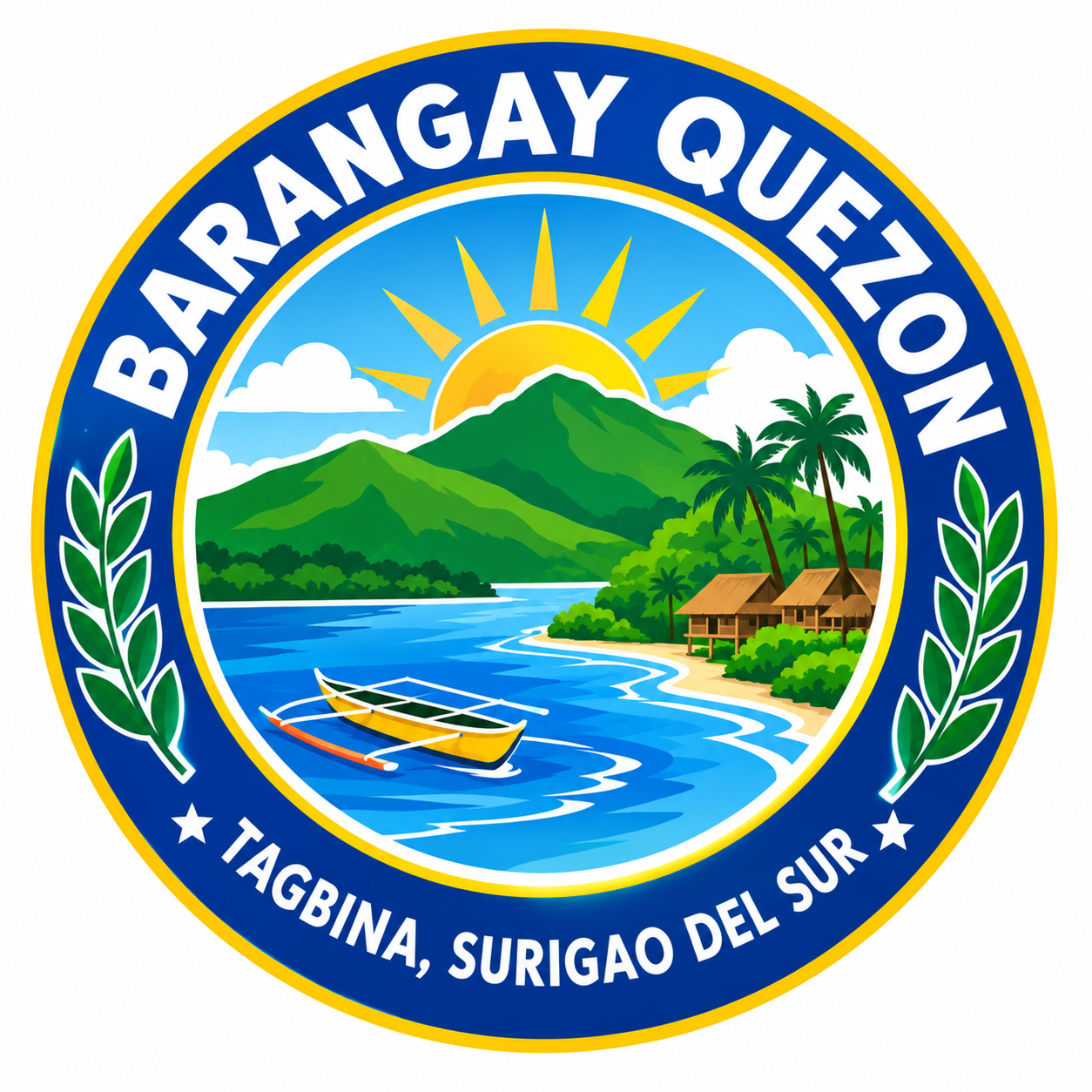Barangay Quezon Logo